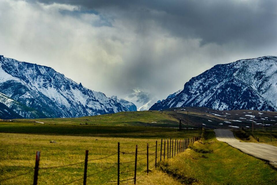 Snow-covered peaks